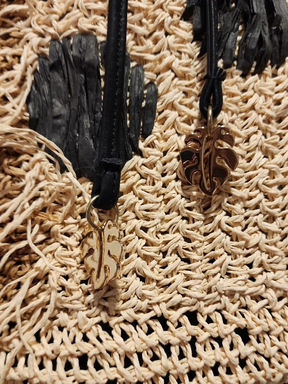 Tommy Bahama Mama Straw Backpack Purse